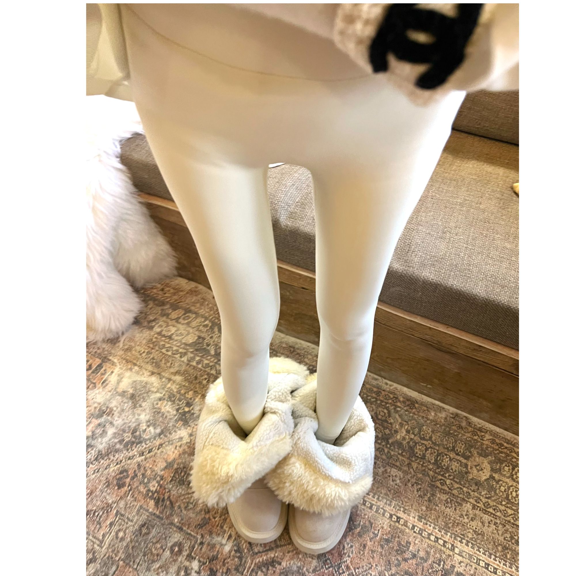 【陶格】羊毛瘦瘦裤秋冬”绵羊毛“收腹提臀保暖裤25D4K4069