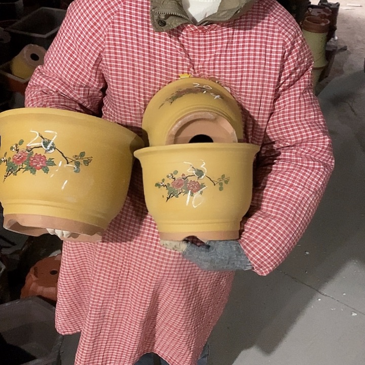 紫砂花盆紫砂花盆