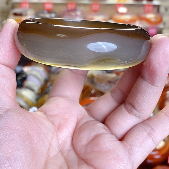 玛瑙/玉髓手镯未镶嵌用*瘦