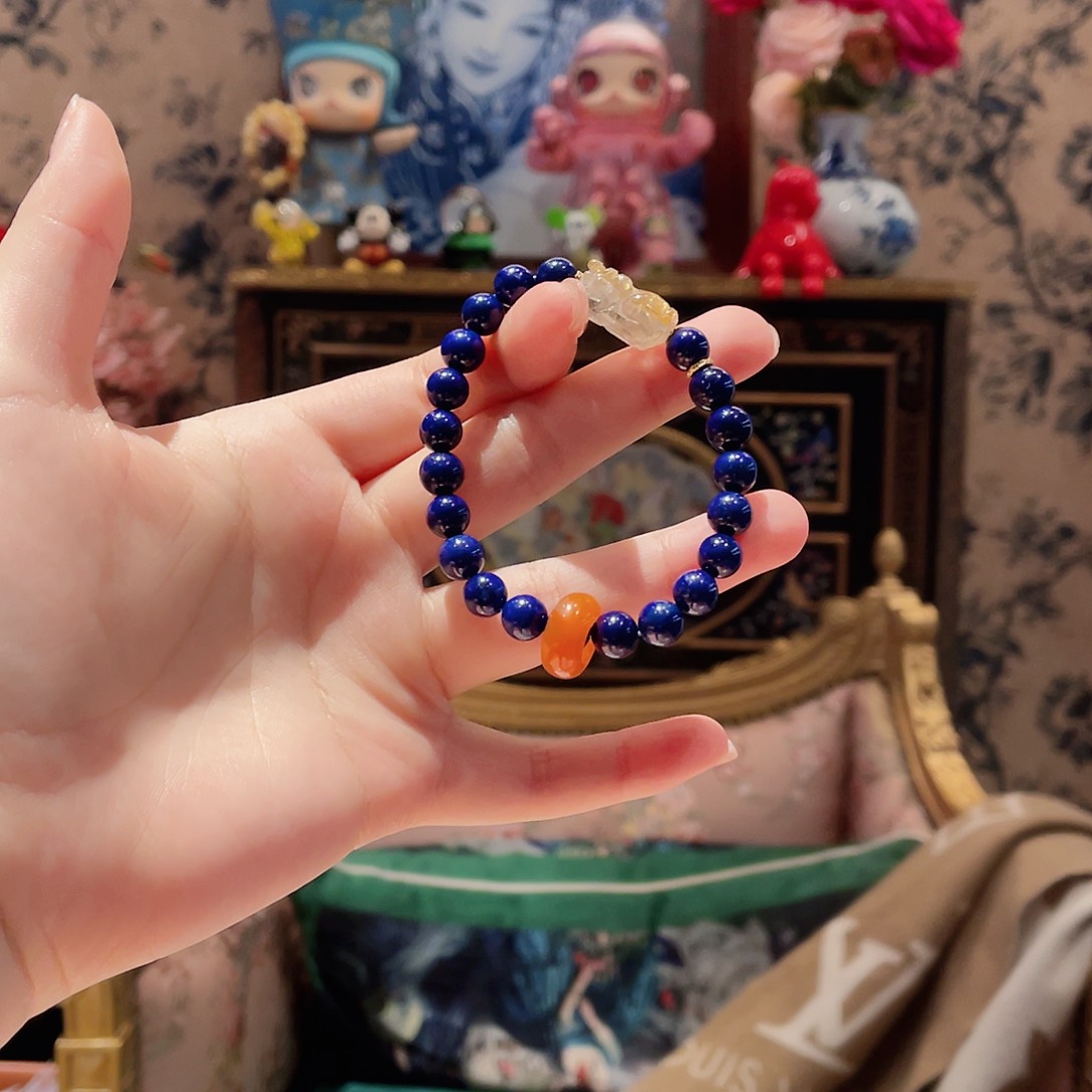 青金石手串未镶嵌