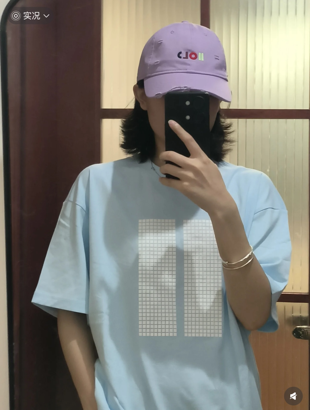 某桃5w++++禾伙人～马塞克印花真的越看越好看短袖T恤 （微瑕）