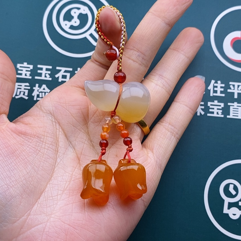 【闪购商品】玛瑙/玉髓车挂未镶嵌