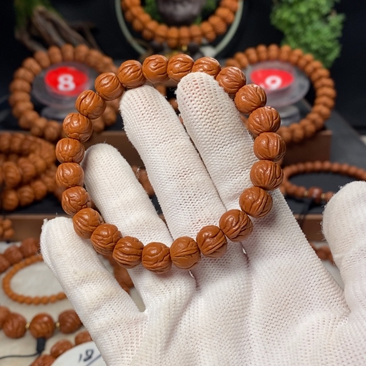 桃核吊坠宁**远秦岭龙纹