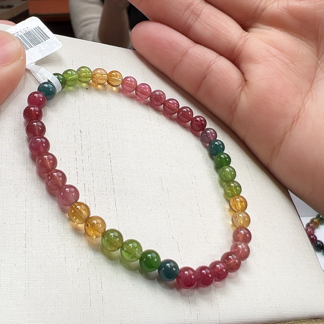碧玺手串未镶嵌5mmmmmm