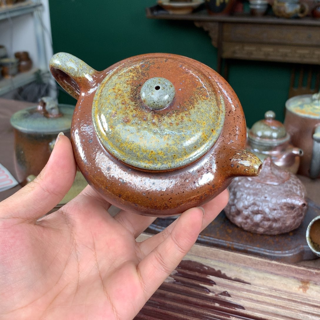 紫砂柴烧纯自然柴烧