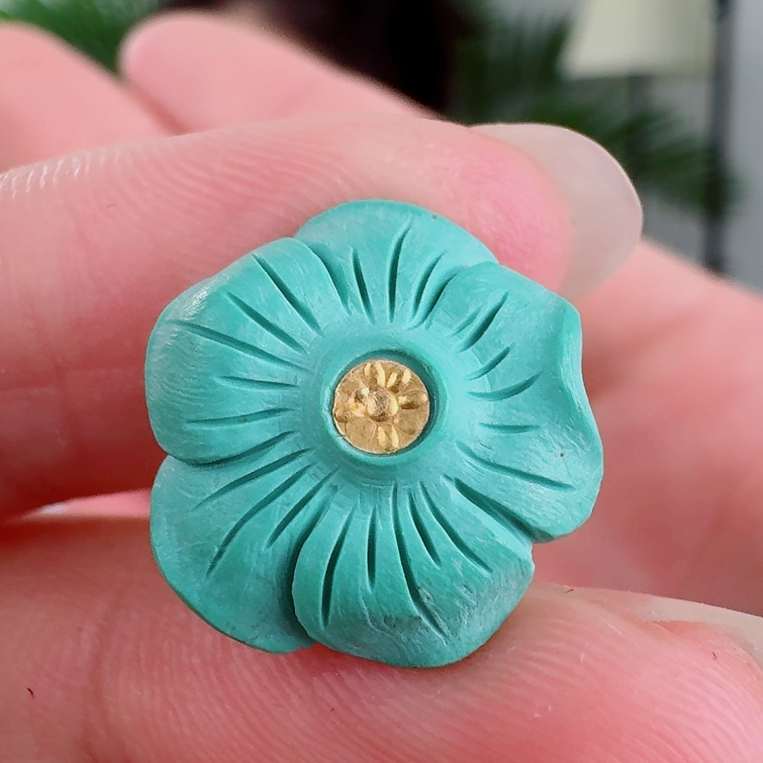 未镶嵌绿松石珠宝奇石