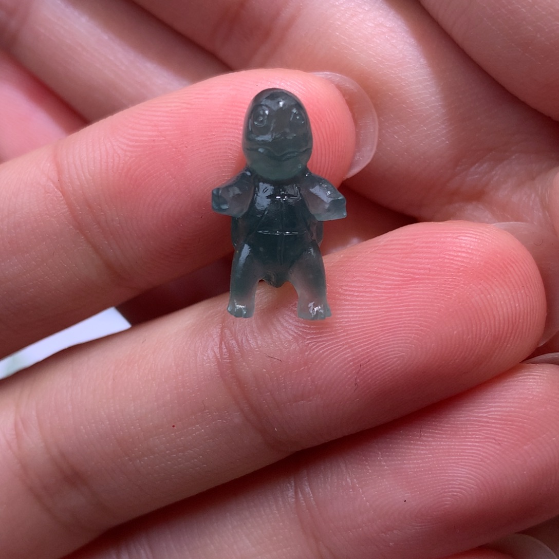 定制翡翠未镶嵌杰尼龟