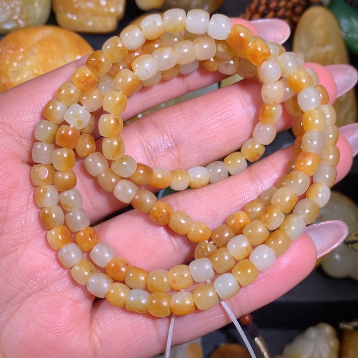 和田玉颈饰未镶嵌平*哥