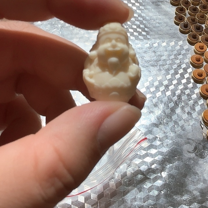 吊坠白玉菩提小财神