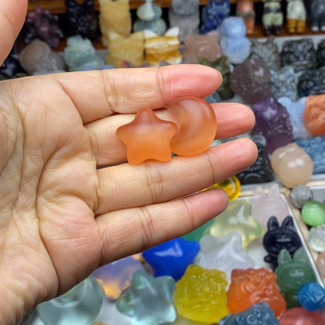 石材手把件 摆件 挂件