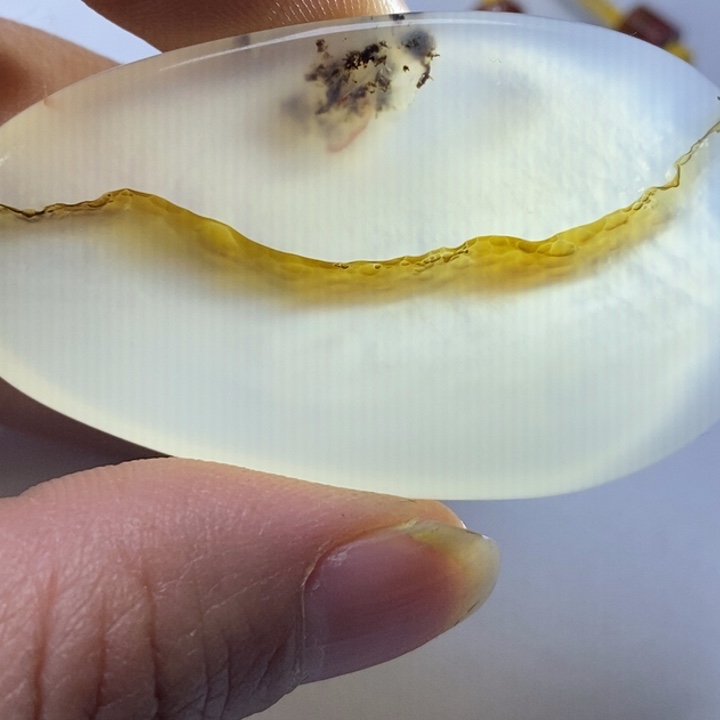 玛瑙/玉髓颈饰足银镀金镶嵌