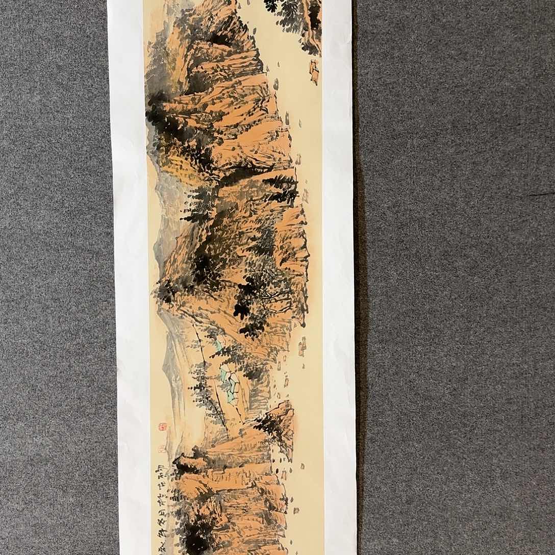 国画杜浩老师手绘山水作品