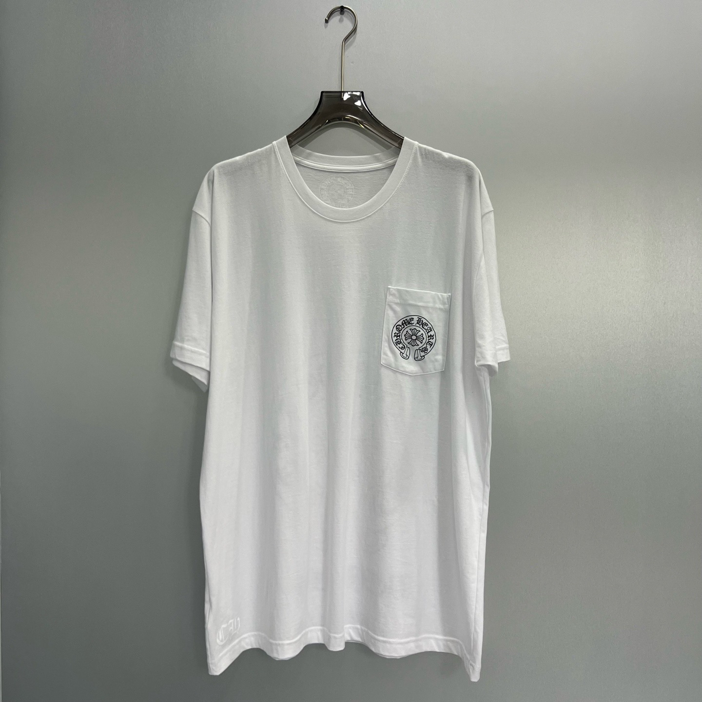未使用 Chrome Hearts/克罗心 首尔城市限定白色口袋短袖 XXL码
