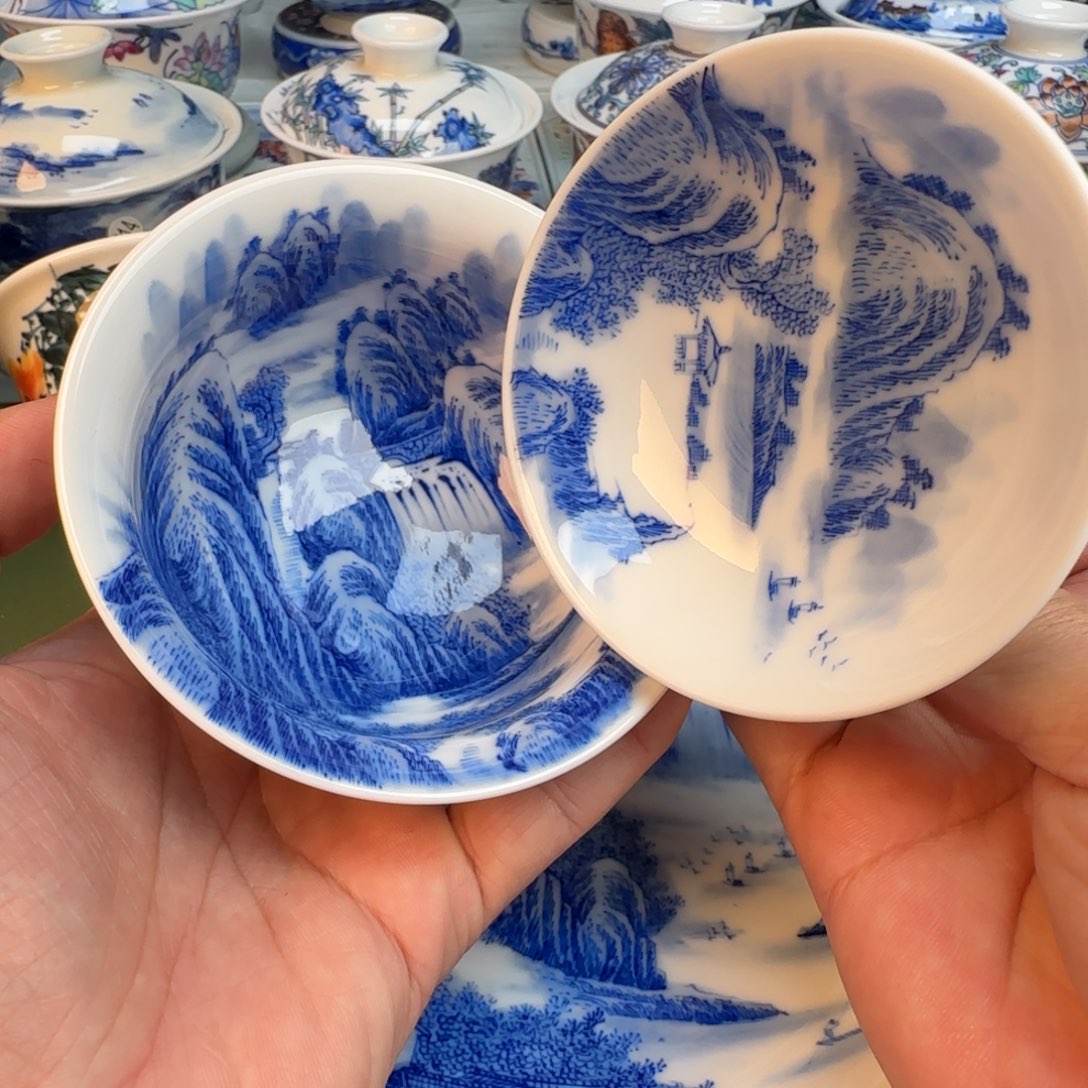 陶纯手工纯手绘茶具339