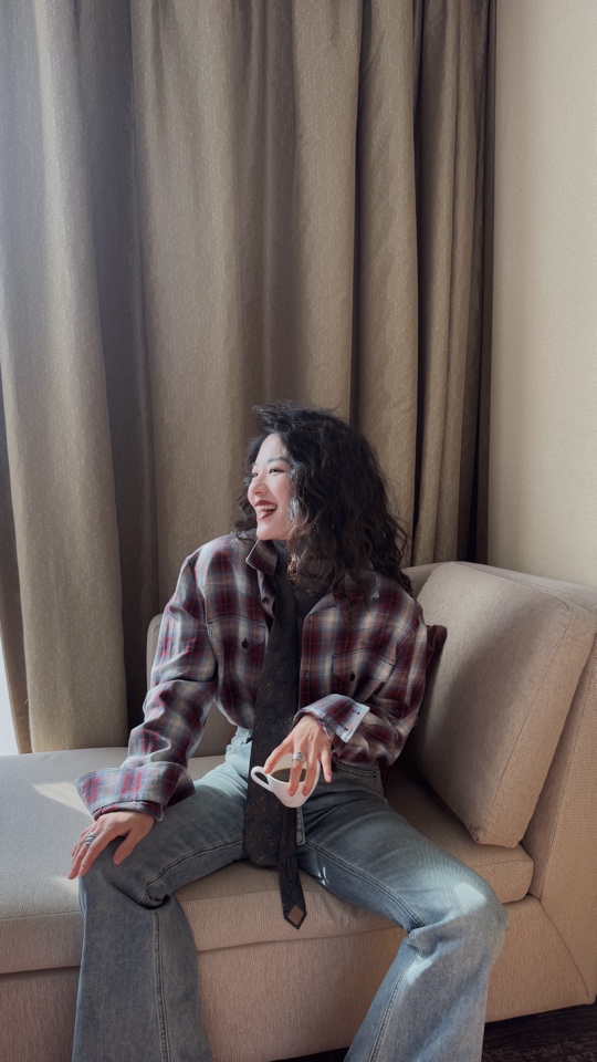 MIRROR （涛姐精选）追风少年格子衬衫