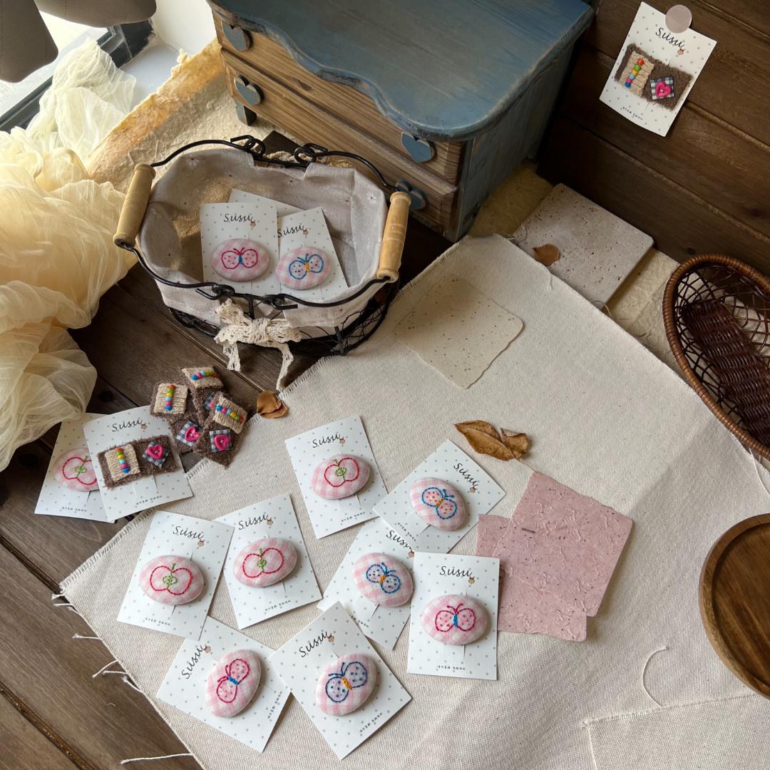 2024春款儿童手作发夹款啵啵间拍链接