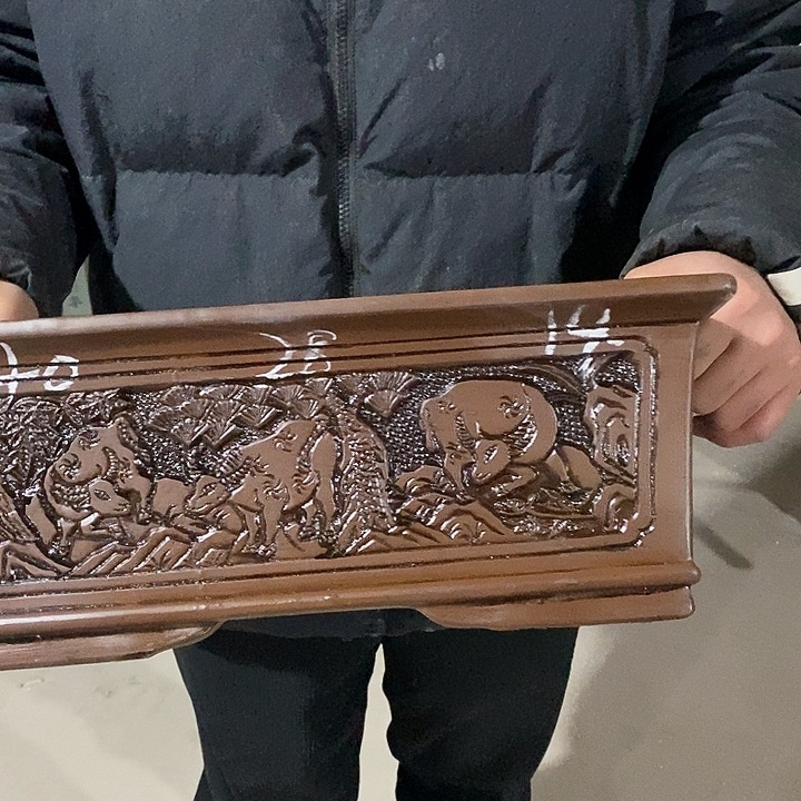 紫砂花盆紫砂花盆