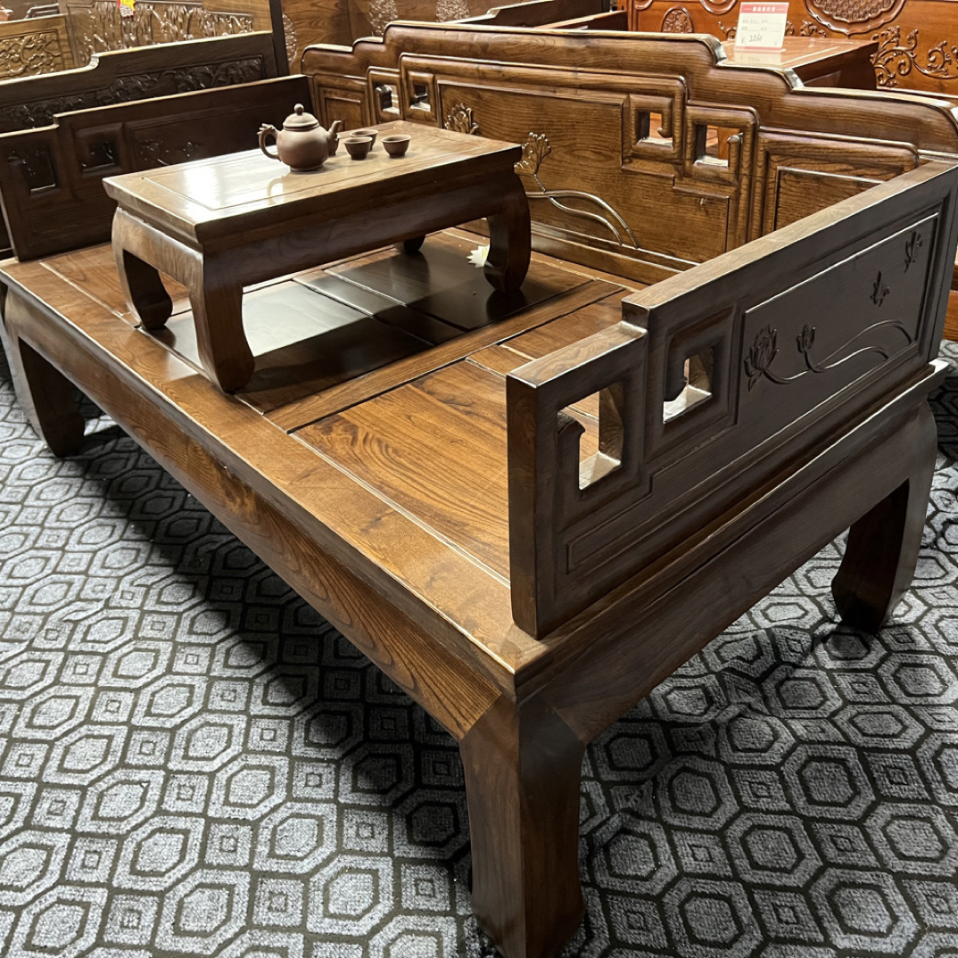 国色天香 一枝花 北榆罗汉床