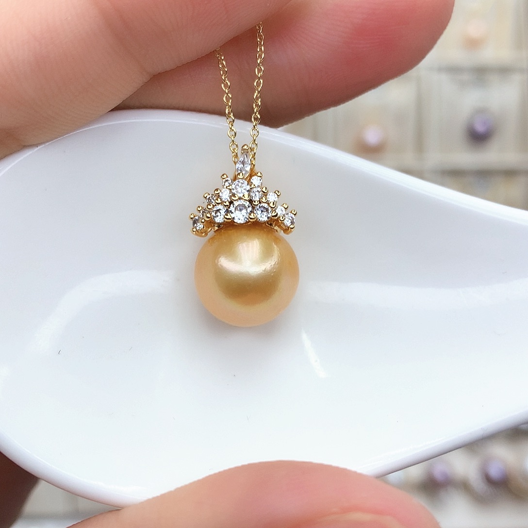 淡水珍珠颈饰合金