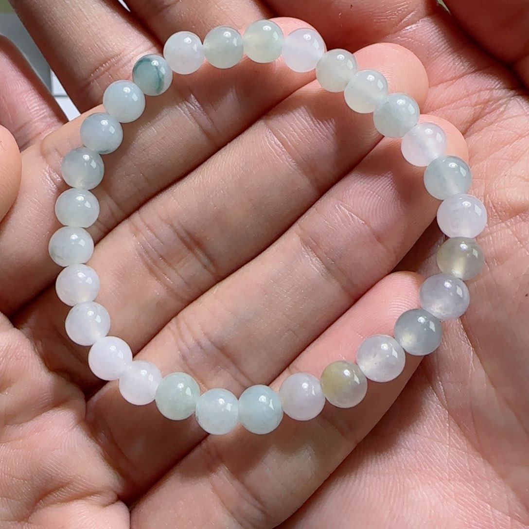 翡翠未镶嵌颈饰三*石手串