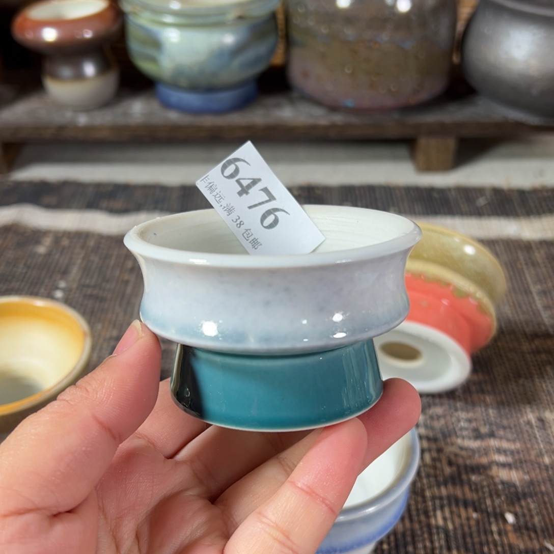 陶瓷景德镇手工花盆