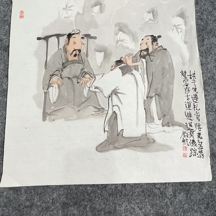 国画彭航  手绘原创