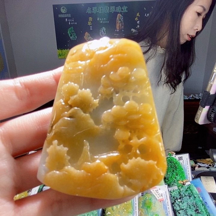 颈饰未镶嵌翡翠翡翠