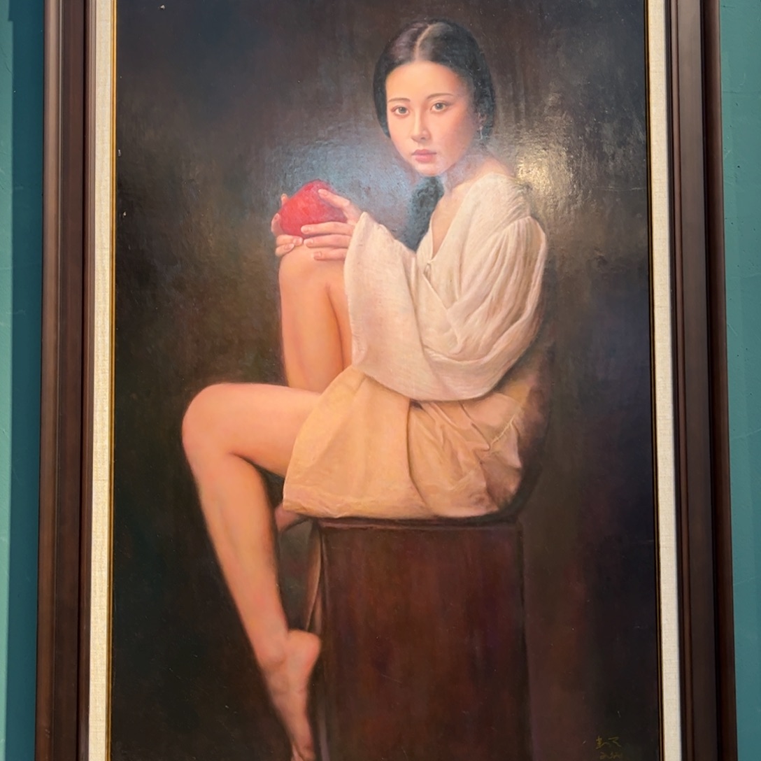 油画君****徐人物手绘油画