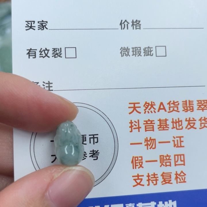 翡翠颈饰未镶嵌翡翠