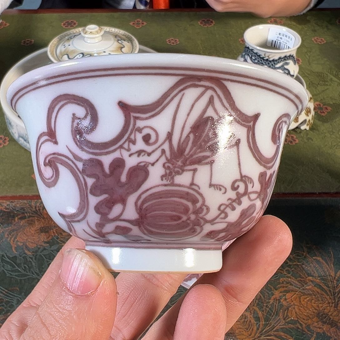 杯景德镇手工手绘陶瓷杯子