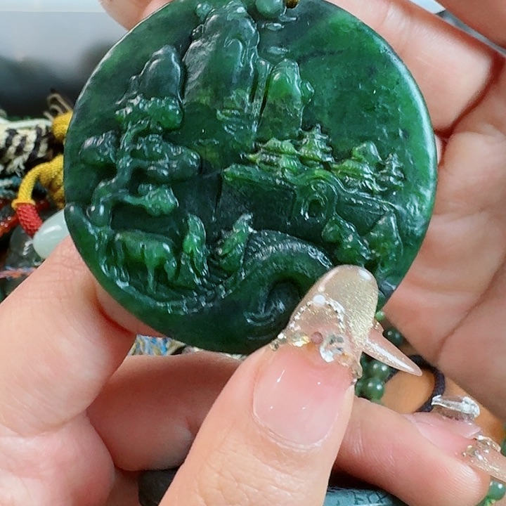 和田玉挂件未镶嵌