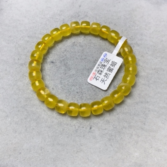 蜜蜡裸石未镶嵌手串