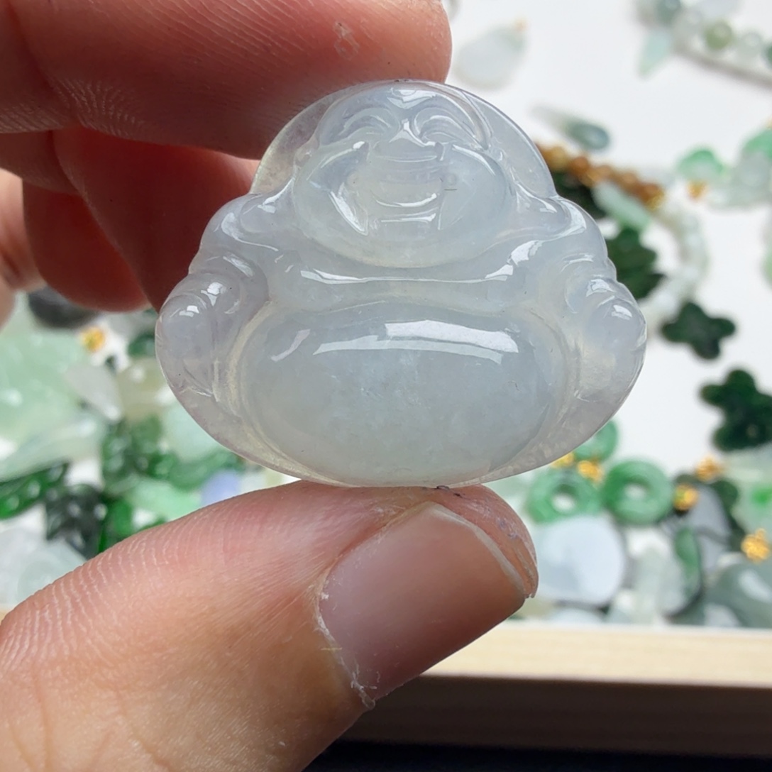 翡翠未镶嵌颈饰129