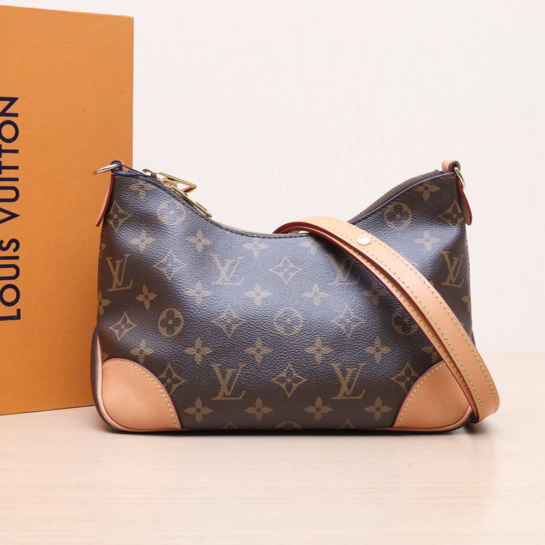 95新 LouisVuitton/路易威登 【娇】牛角包老花 PVC 芯片638991
