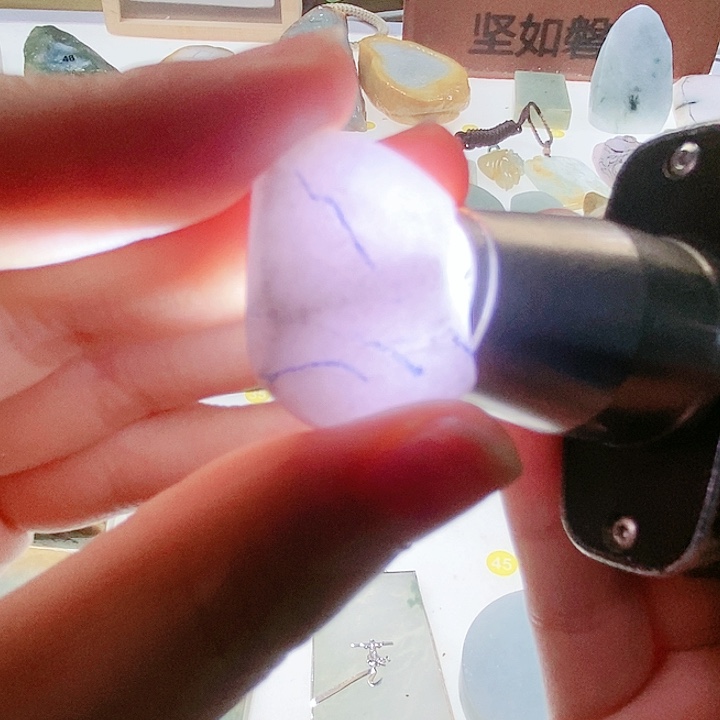 定制翡翠足铂镶嵌定制