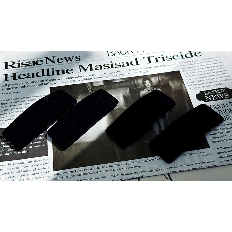 IFASHION 泡菜国BB夹-高定丝绒发夹刘海夹网红碎发边夹气质百搭