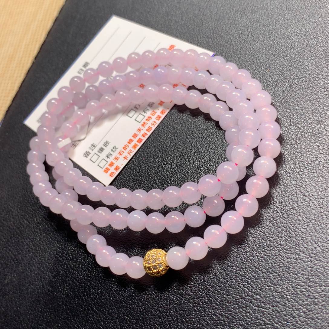 翡翠颈饰未镶嵌项链