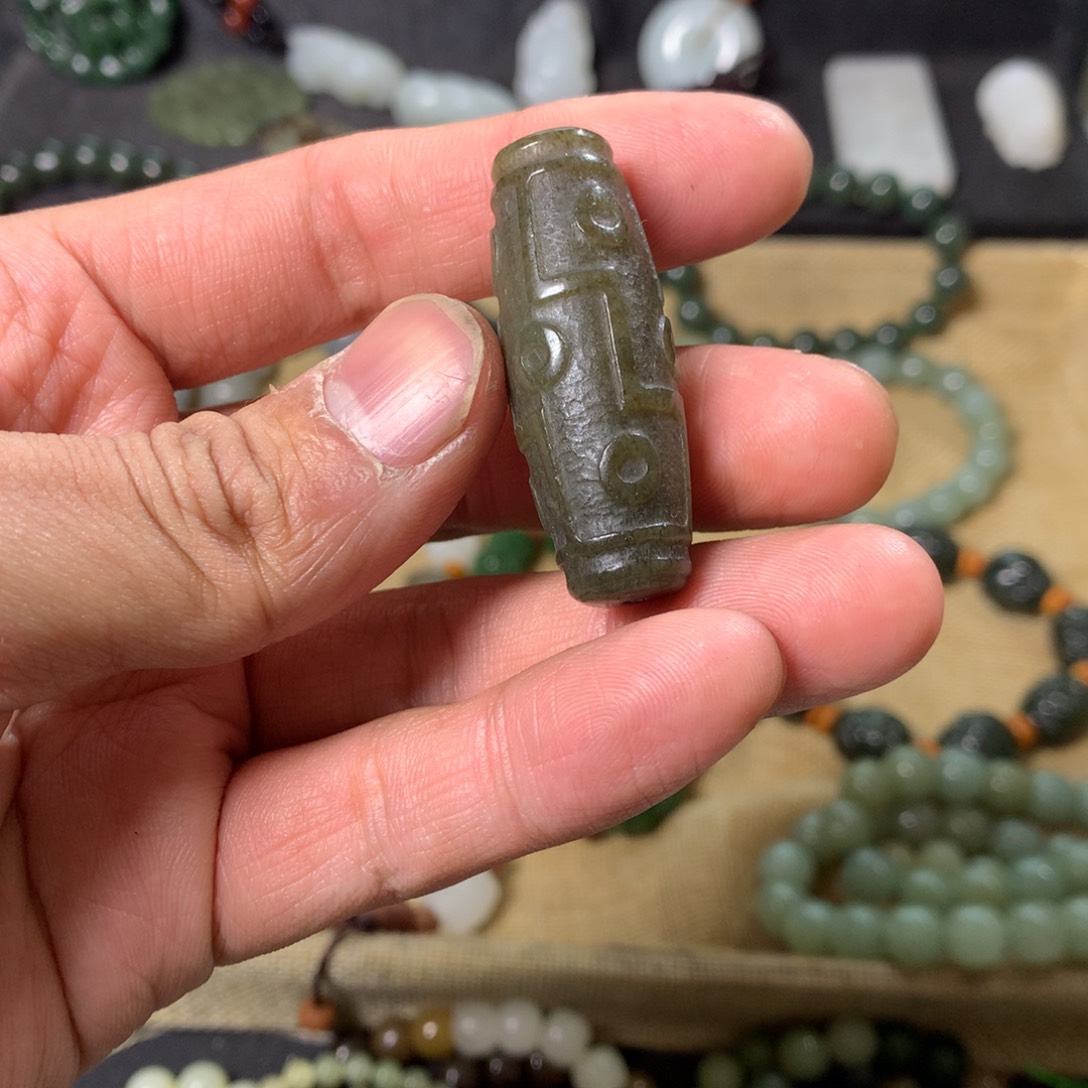 和田玉手链未镶嵌和田玉挂件