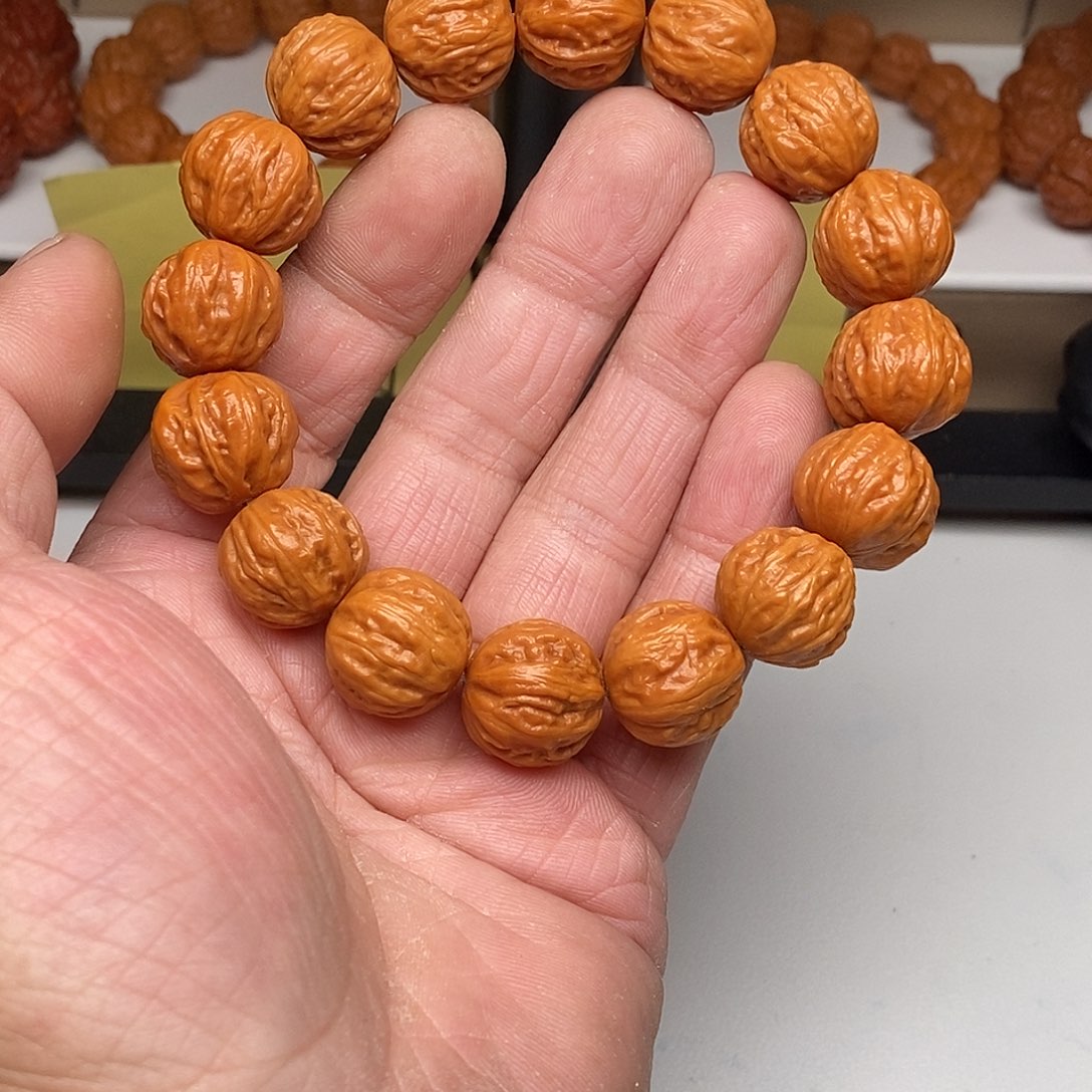 木质类文玩核桃1.6八棱