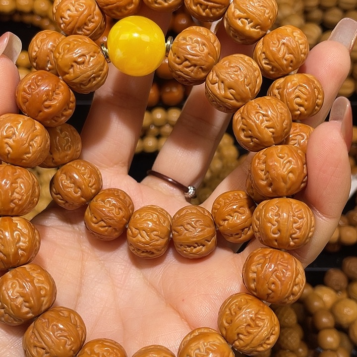 猴头核桃手串猴头