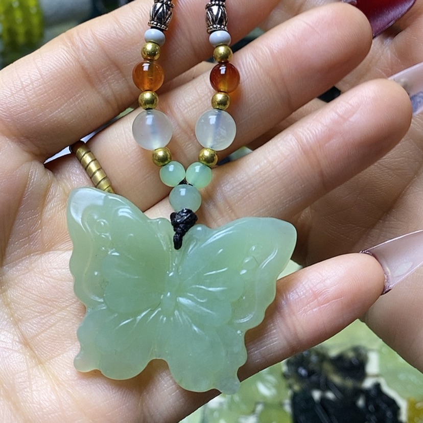 【闪购商品】蛇纹石玉颈饰未镶嵌