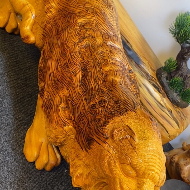 柏木《****》大老虎摆件摆件摆件