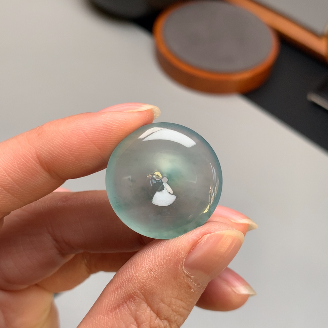 翡翠颈饰未镶嵌天然缅甸翡翠吊坠25.2-5.3