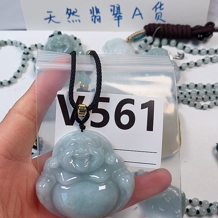 翡翠颈饰未镶嵌天然