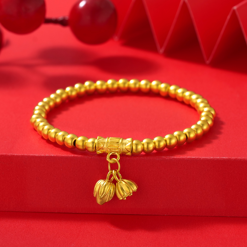 【思思精选】足金999 卡4两世欢 CP 添金纳福 