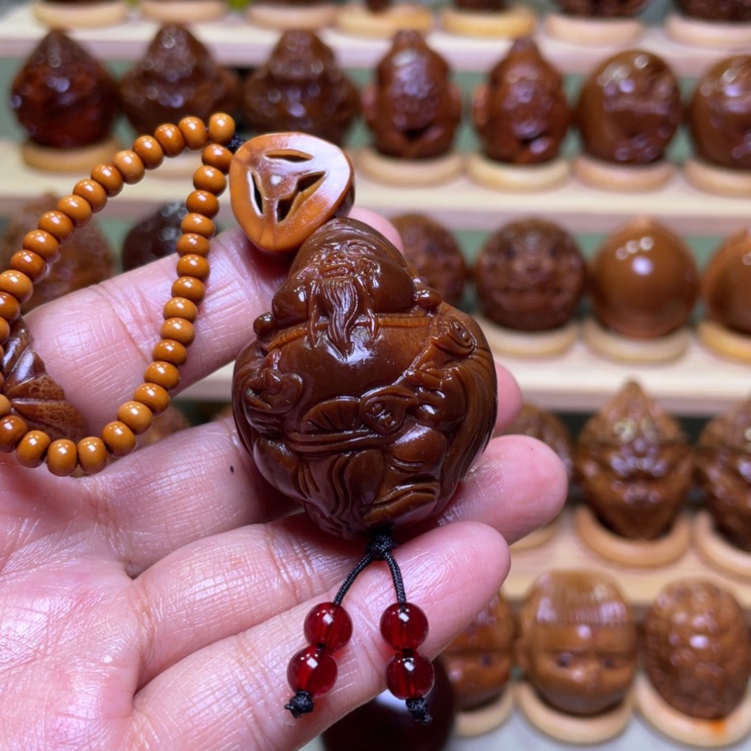 橄榄核手串/手链玉华链子财神