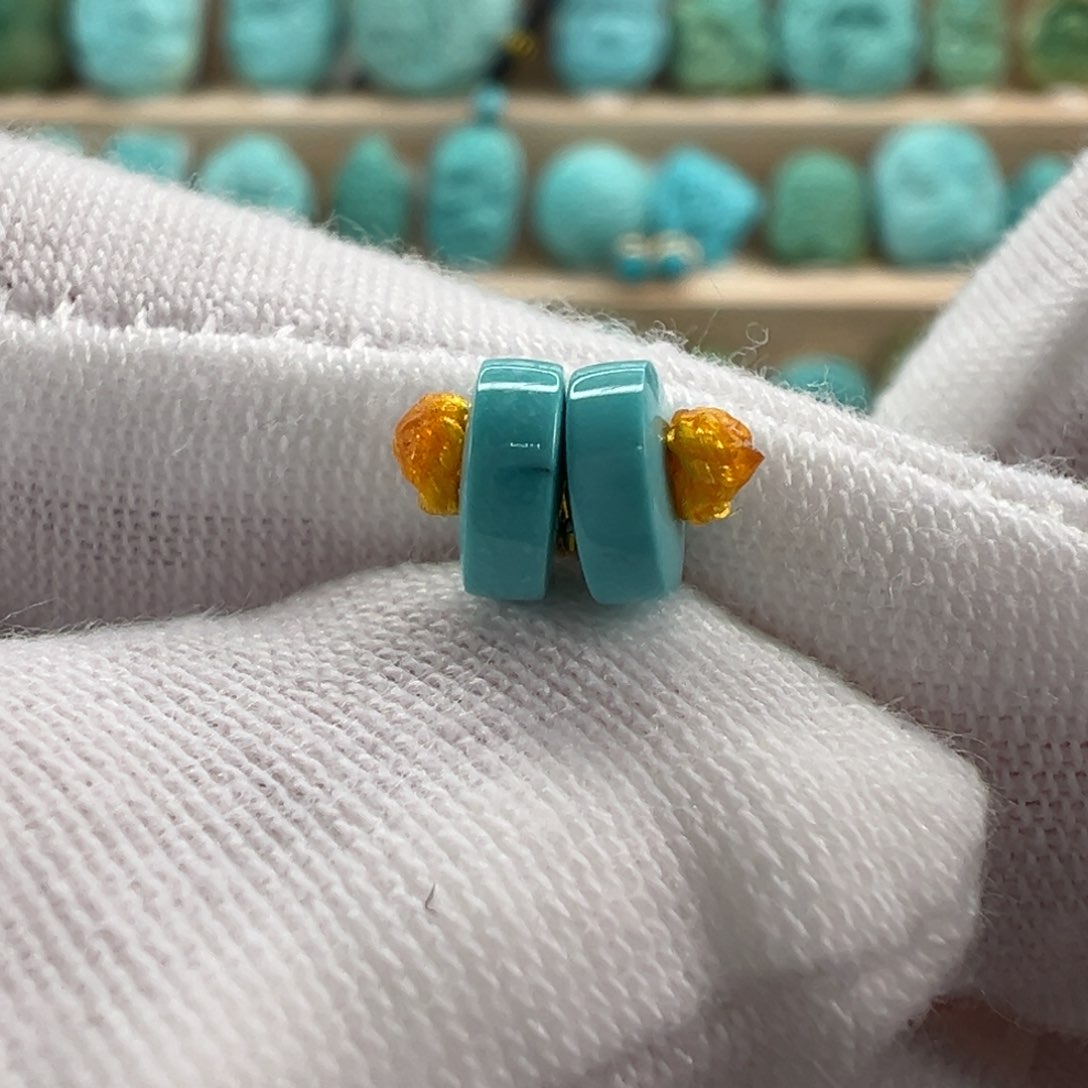 未镶嵌绿松石隔片6mm