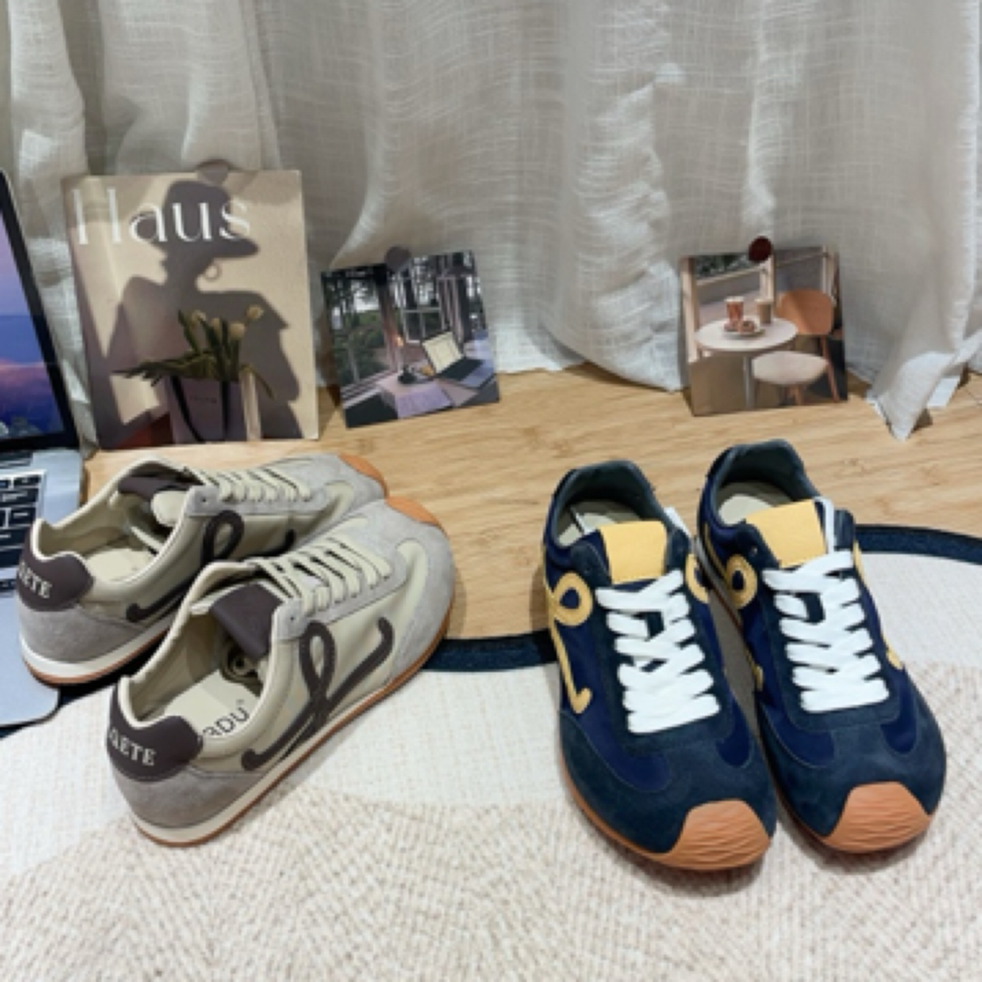 松弛配方  爆火网红罗家新配色平底舒适徳训鞋9210-25