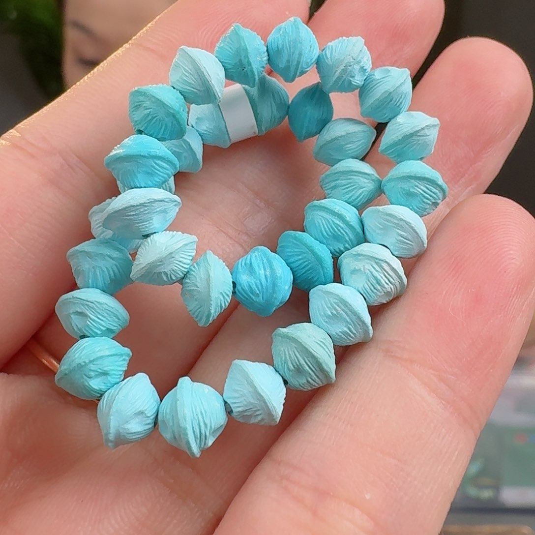 绿松石珠宝奇石未镶嵌