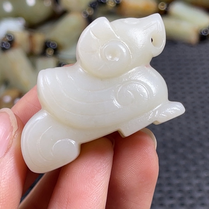 和田玉挂件未镶嵌用*